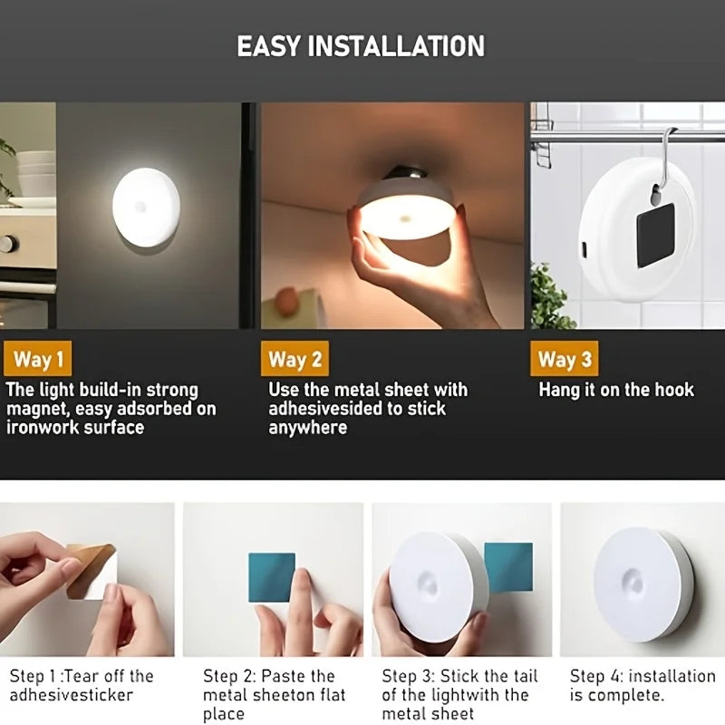 Smart Motion Sensor Night Light – Soft Lighting for Baby Rooms & Night Care