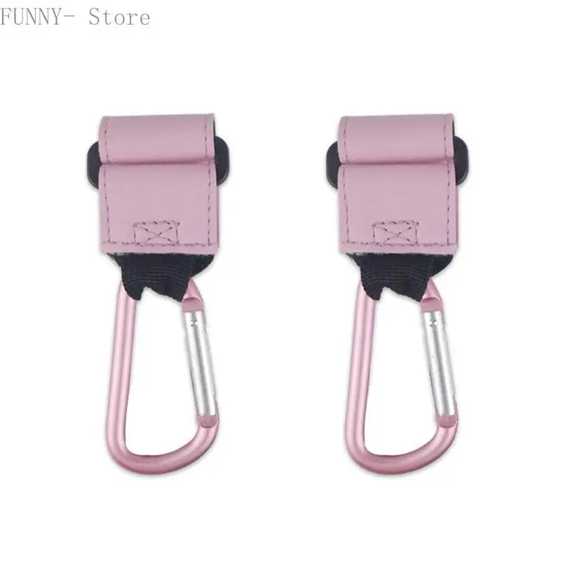 Universal Stroller Hooks – Heavy Duty Clip for Diaper Bags & Shopping (Hands-Free Convenience)
