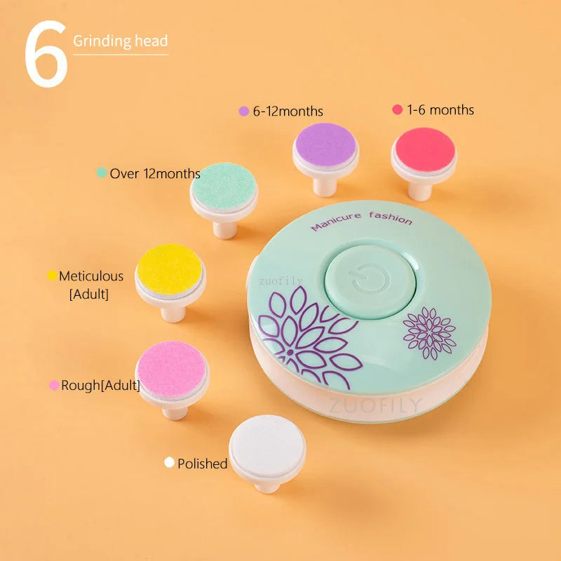 Safe Baby Electric Nail Trimmer For Newborns