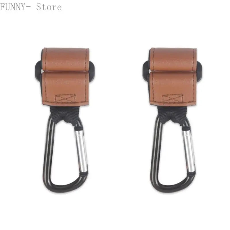 Universal Stroller Hooks – Heavy Duty Clip for Diaper Bags & Shopping (Hands-Free Convenience)