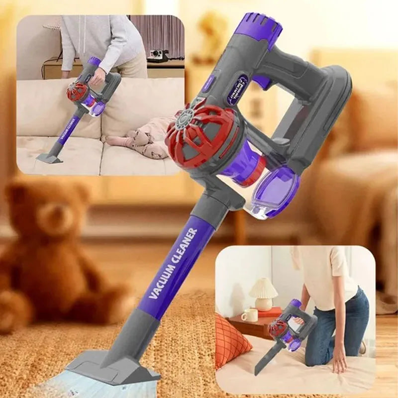 Kids Toy Vacuum Cleaner – Real Suction Cleaning Toy for Fun & Learning
