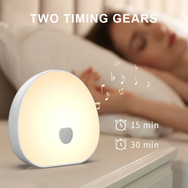 2-in-1 Baby White Noise Machine & Night Light – Portable Soothing Sleep Aid for Newborns