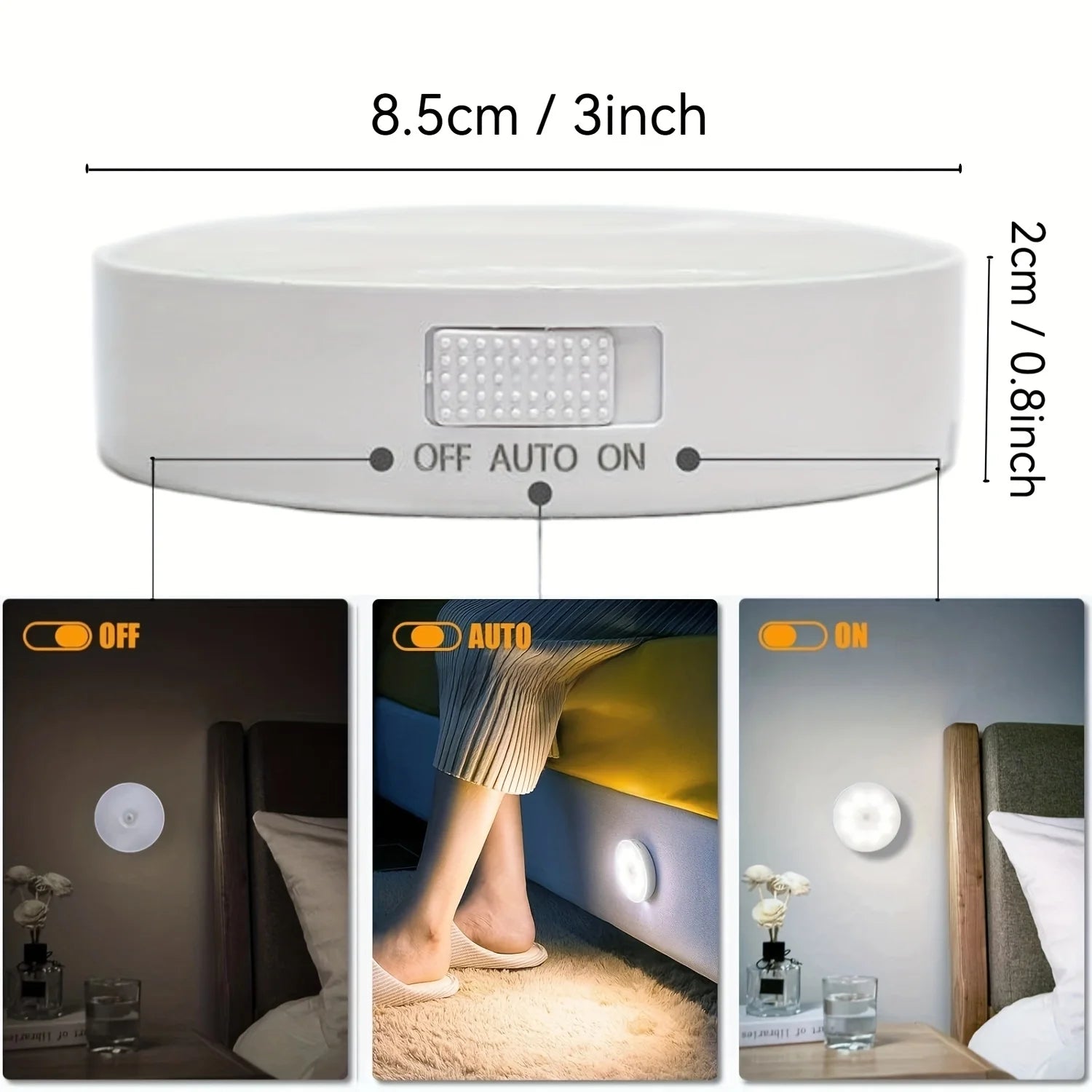Smart Motion Sensor Night Light – Soft Lighting for Baby Rooms & Night Care
