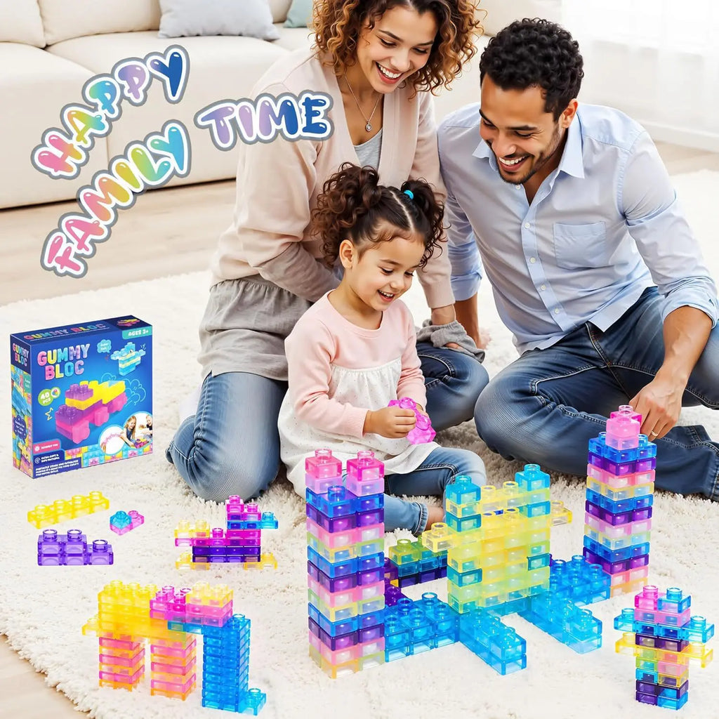Squishy Building Blocks for Kids – Safe Sensory Toy for Creative Play