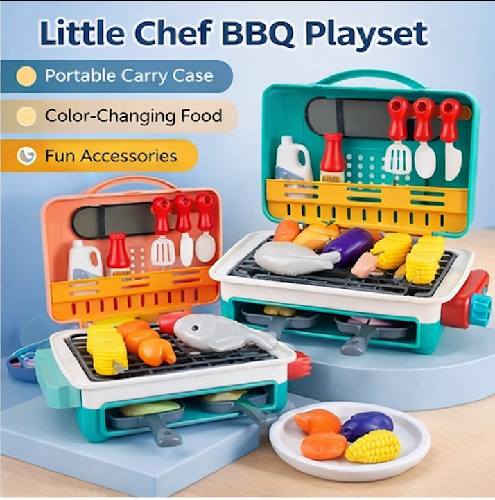 Little Chef BBQ Grill Playset – The Interactive Toy That Builds Creativity, Confidence & Imagination
