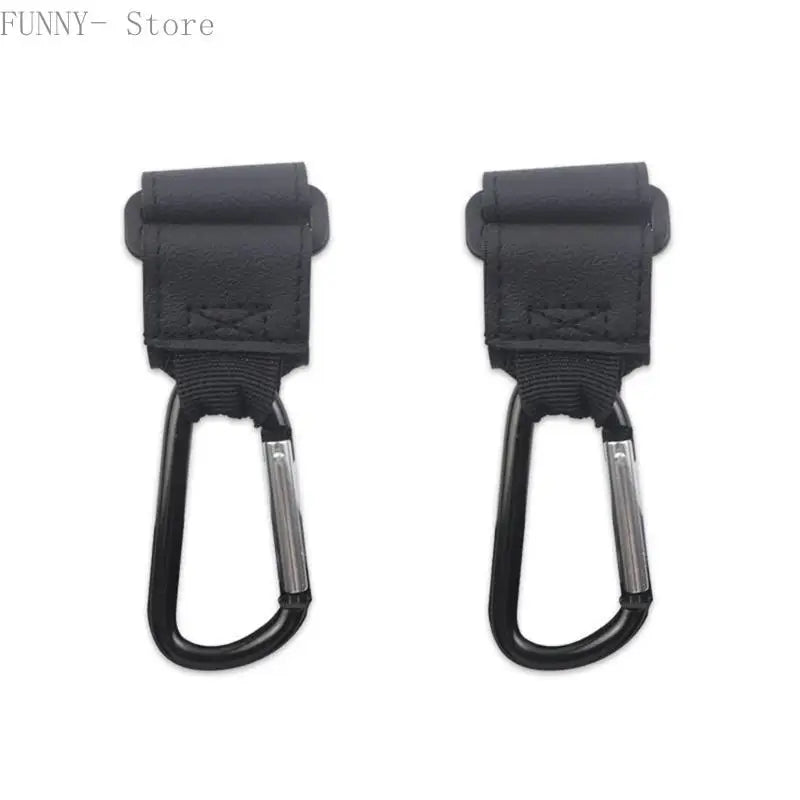 Universal Stroller Hooks – Heavy Duty Clip for Diaper Bags & Shopping (Hands-Free Convenience)
